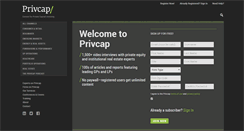Desktop Screenshot of privcap.com